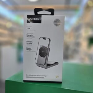 Ugreen 2 in 1 Qi2 magnetic wireless charger 