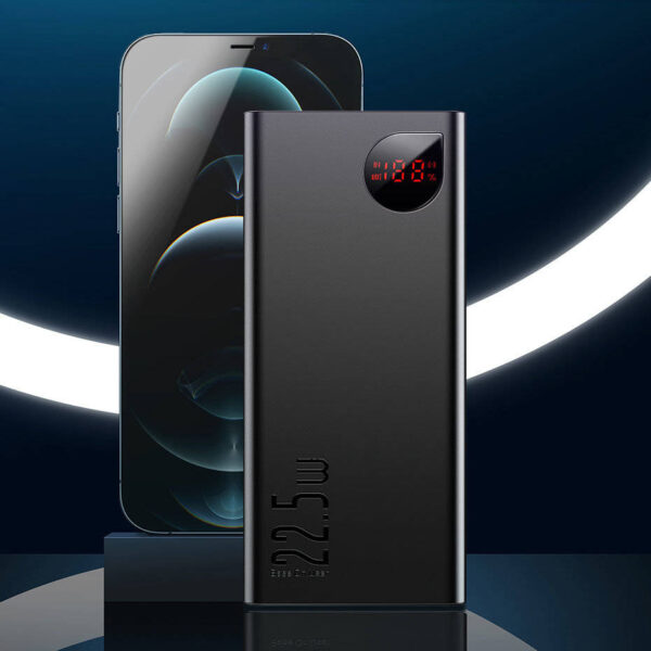 Baseus 10000mAh 22.5W Adaman Metal Digital Display Quick Charge Power Bank - 5 Baseus 10000mAh 22.5W Adaman Metal Digital Display Quick Charge Power Bank