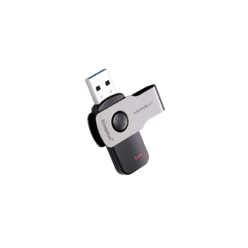 Kingston Data Traveler 4GB - 3 Kingston Data Traveler 64GB USB Flash Drive