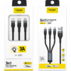 FONENG X51 3 in 1 Fast charging cable