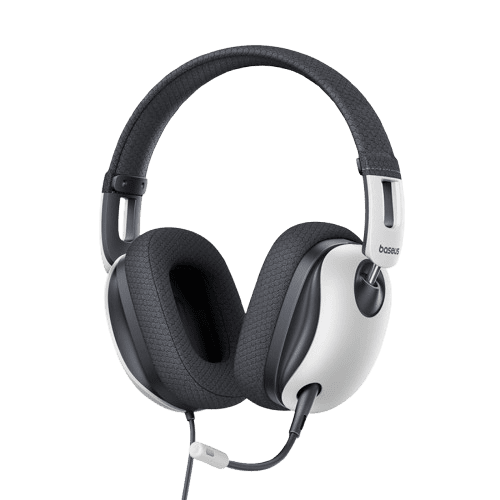 Baseus GoPlay 1 Max Gaming Wired 3.5MM Headphones Moon White