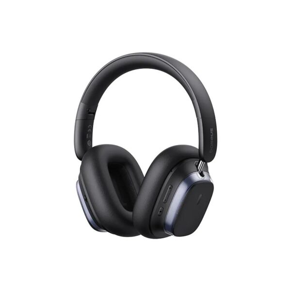 Baseus Bowie H1s Noise-Cancellation Wireless Headphones Cluster Black 
(120Hr Battery)