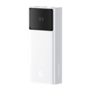Baseus Star-Lord Digital Display Fast Charging Power Bank 30000mAh 65W Moon White