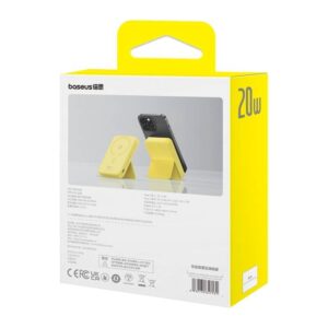 2026/06/1002385313.jpg Baseus MagPro Magnetic Bracket Wireless Fast-Charging Power Bank 5000mAh 20W
Lemon Yellow