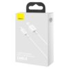 Baseus Superior Series Fast Charging Data Cable USB to iP 2.4A 0.25m White