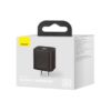 Baseus Super Si Quick Charger 1C 20W CN 2 Pin Black