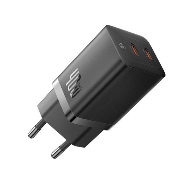 Baseus GaN5 Pro Fast Charger C+C 40W EU Black